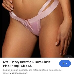 Pink Thong with Straps